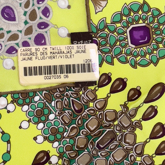 NWT Hermes Scarf "PARURES DES MAHARAJAS" - Picture 5 of 12